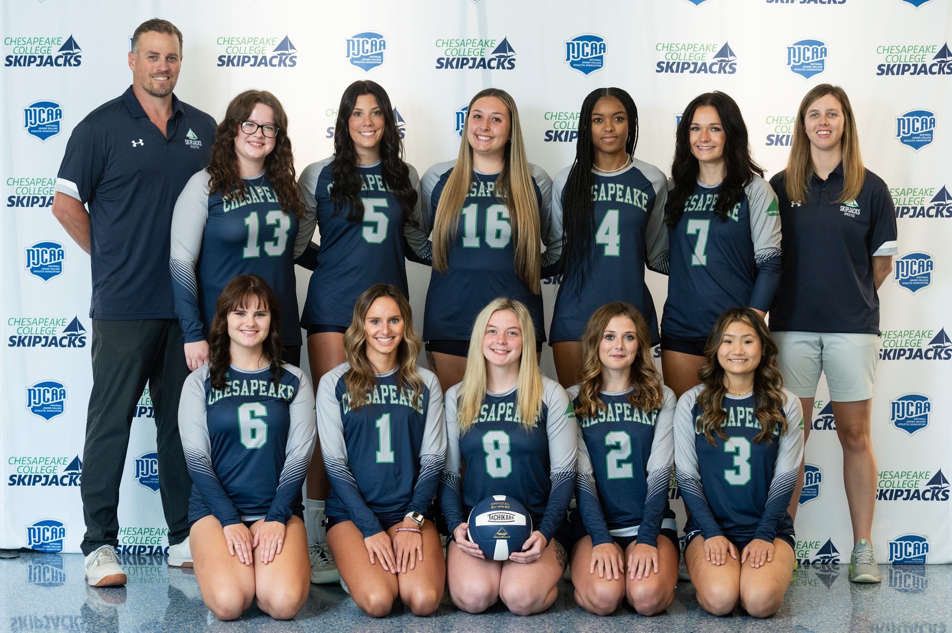 2024 Chesapeake College Skipjacks Women's Volleyball Team