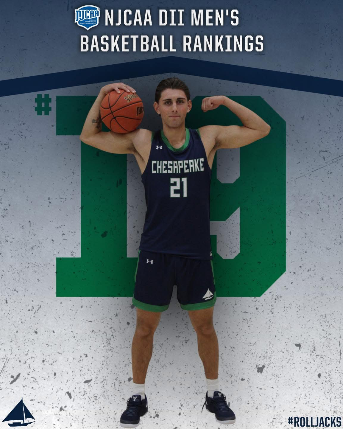 Men's Basketball Ranked #19 in Week 8!