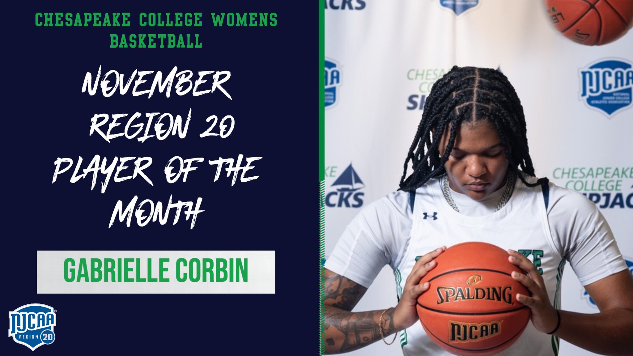 Gabrielle Corbin Named Region 20 November Player of the Month